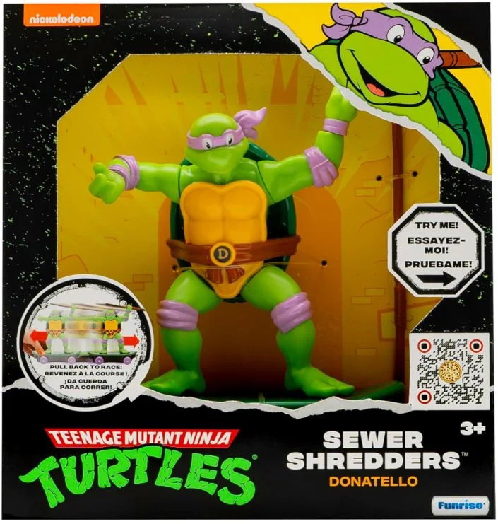 Funrise Tmnt Sewer Shredders Donatello Pull Back Vehicles