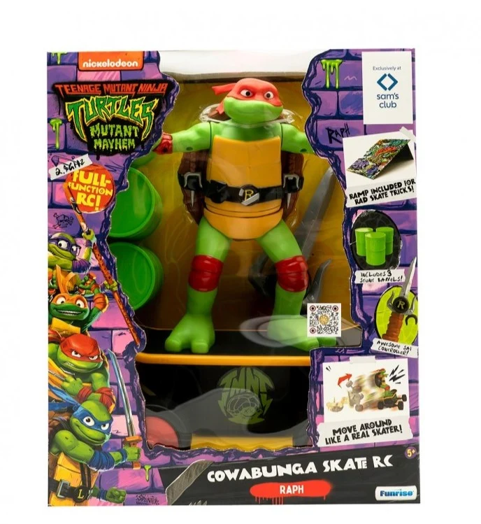 Funrise Tmnt Cowabunga Skate Rc - Raphaelrc Vehicles