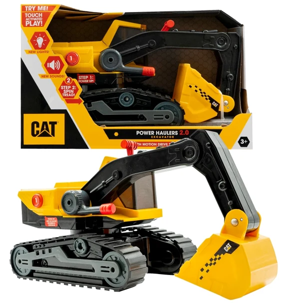 Funrise Cat Mini Crew 12" Construction Vehicles With Motion