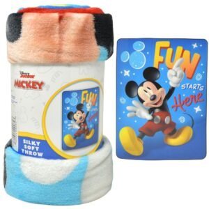Wholesale 46X60 Silk Touch Throw Mickey M - Fun With Mickey