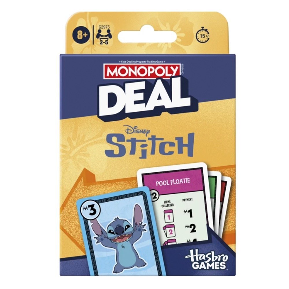 Wholesale Hasbro, Monopoly Deal - Disney Stitch Edition Card Game