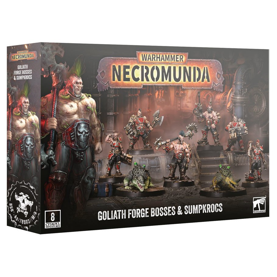 301-76 Warhammer 40,000: Necromunda: Goliath Forge Bosses & Sumpkrocs