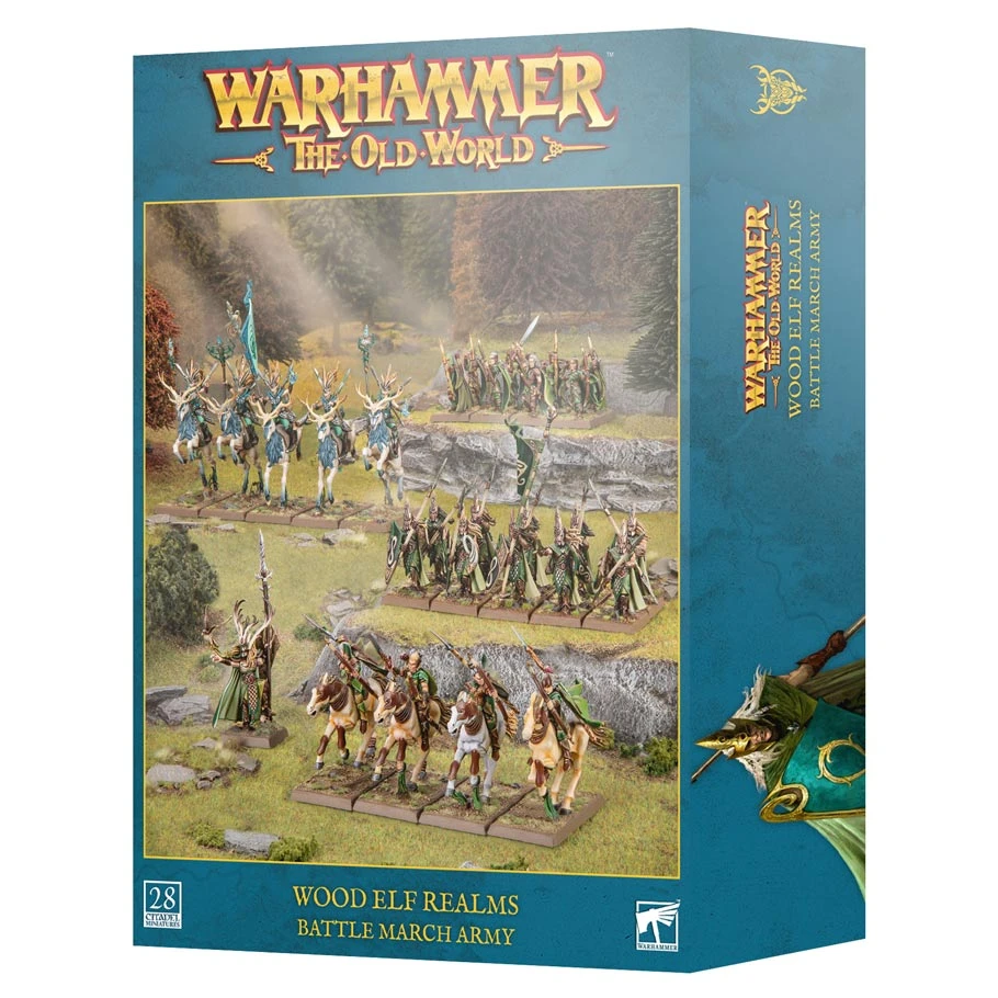 13-110 Warhammer The Old World: Wood Elf Realms: Battle March Army