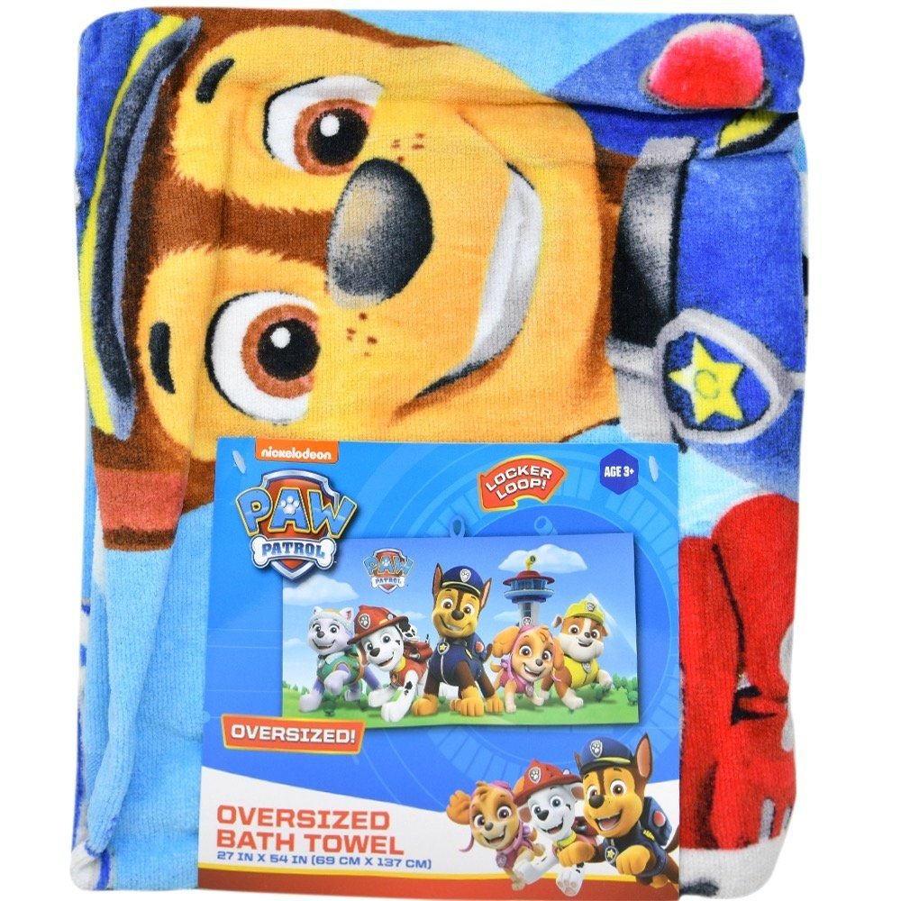 Wholesale Paw Patrol Plain Safe Poncho Towel Wrap