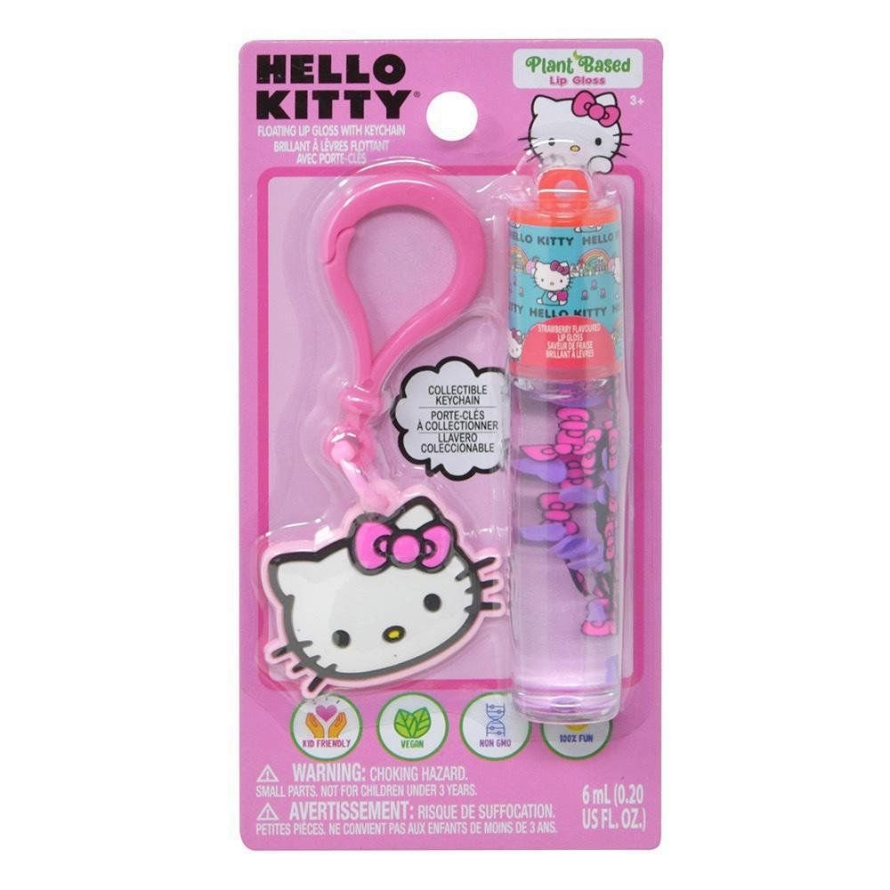 Wholesale Hello Kitty Lip Gloss with Keychain on Card