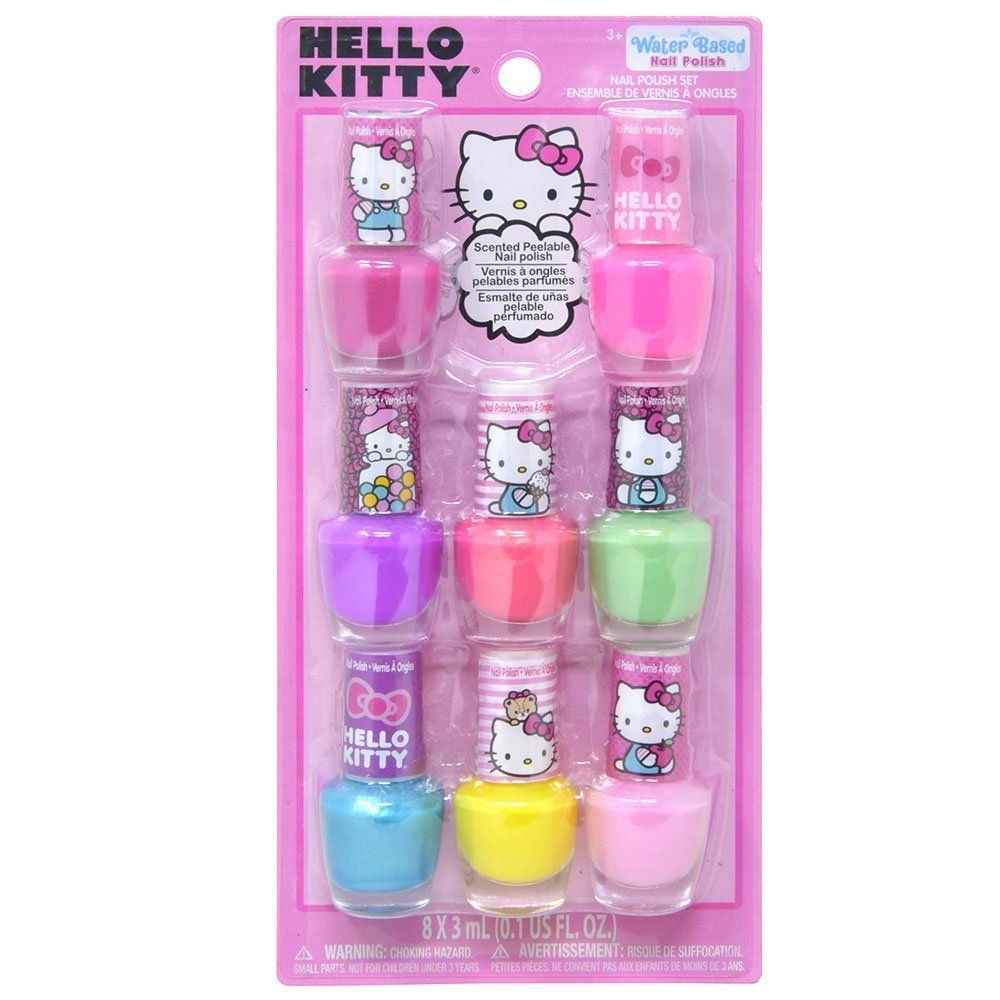 Wholesale Hello Kitty 8pk Nail Polish on Card