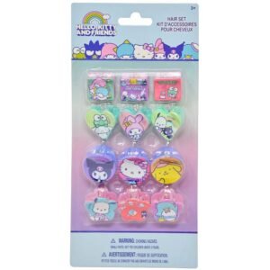 Wholesale Hello Kitty & Friends 12pk Hair Claw Clips on Card
