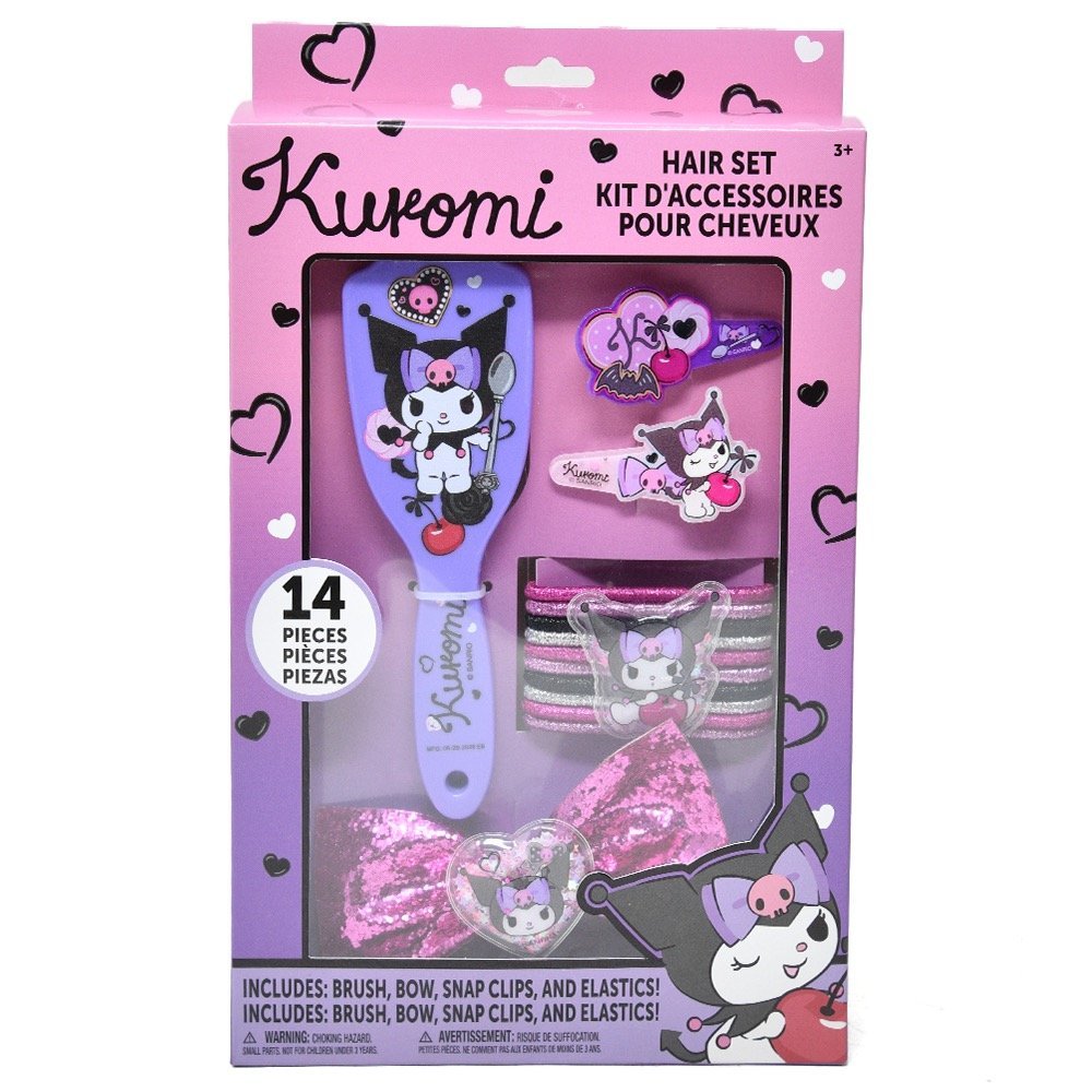 Wholesale Kuromi Brush & Hair Accessories in Box