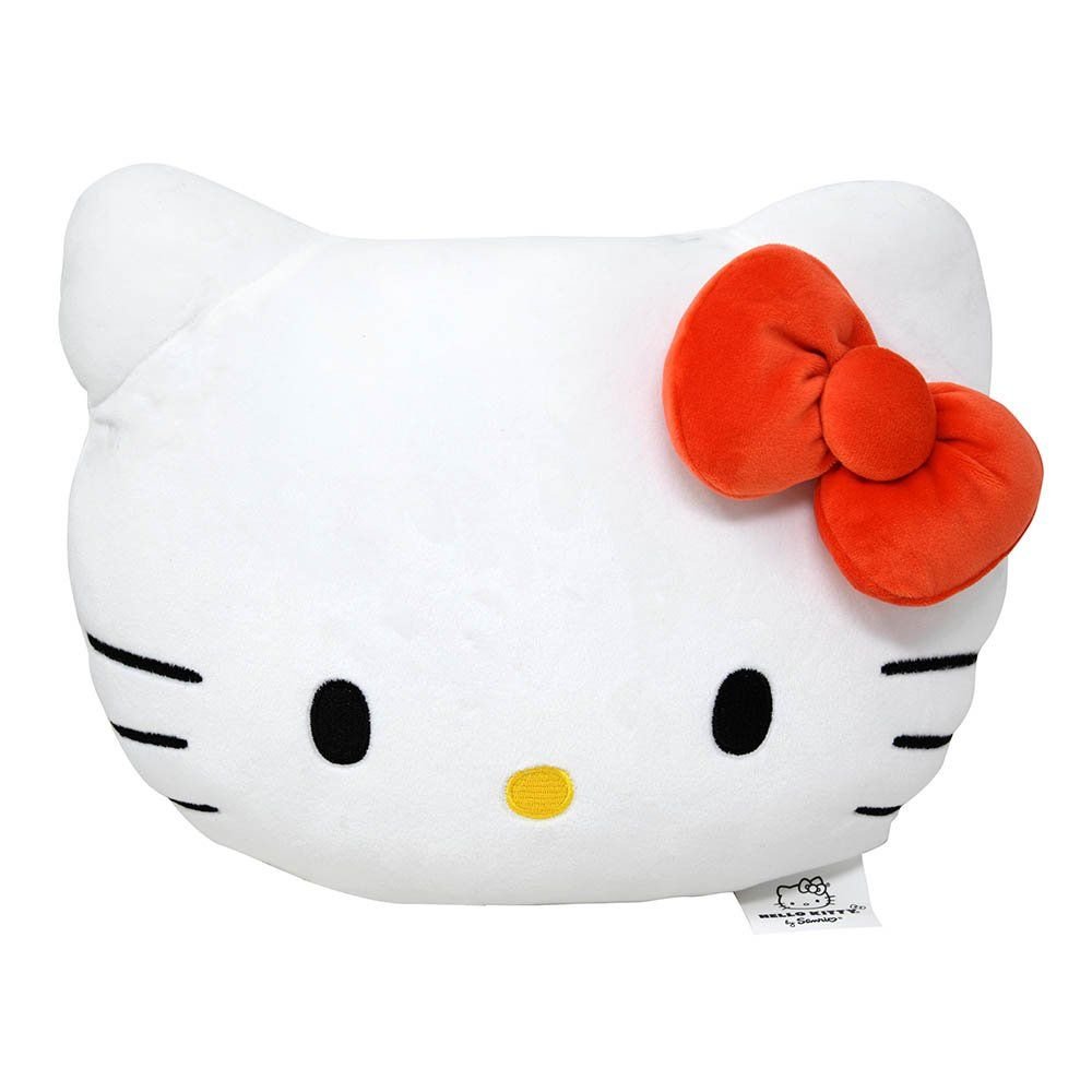 Wholesale Hello Kitty Red Head Shaped Squishy Cloud Plush 11x13"