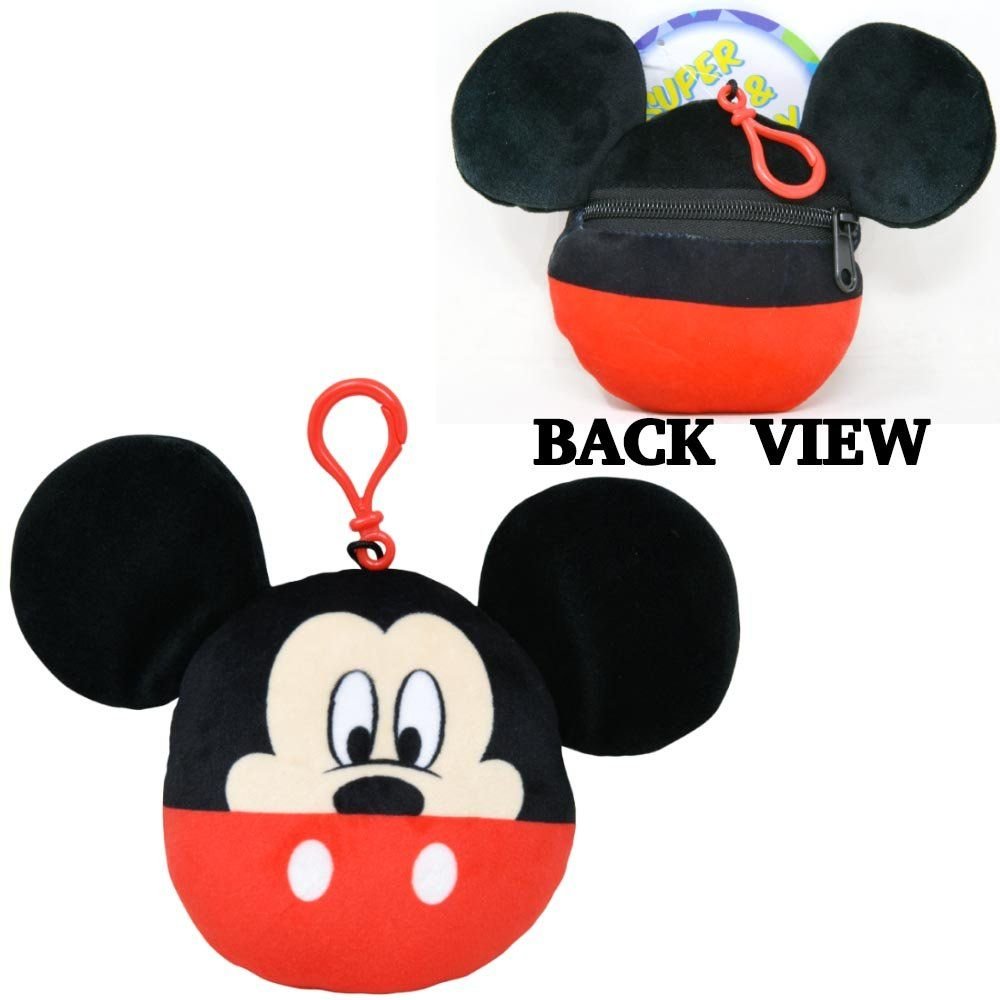 Wholesale Mickey 6" Plush Head Zipper Pull
