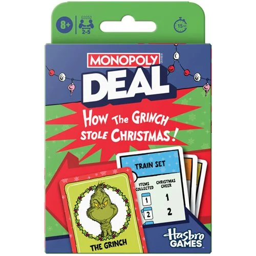 Monopoly Deal: How the Grinch Stole Christmas! Edition Card Game