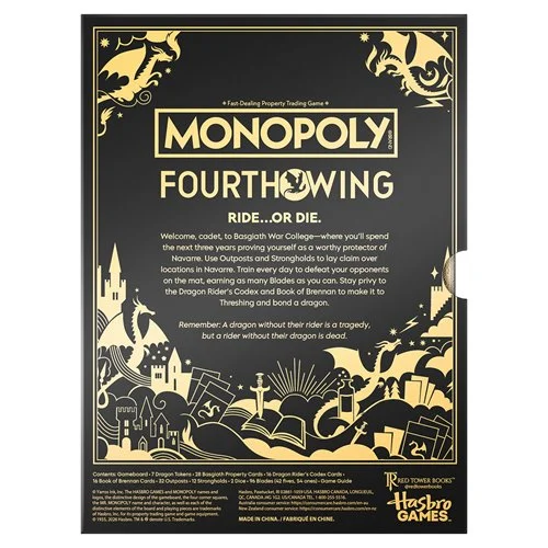 Fourth Wing Edition Monopoly Board Game - Image 15