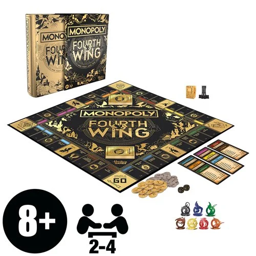 Fourth Wing Edition Monopoly Board Game - Image 16
