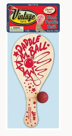 Ja-Ru Vintage Wood Paddleball - Image 2