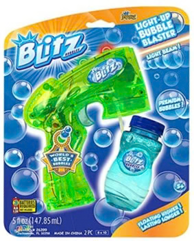 Ja-Ru Blitz Light Up Bubble Blaster