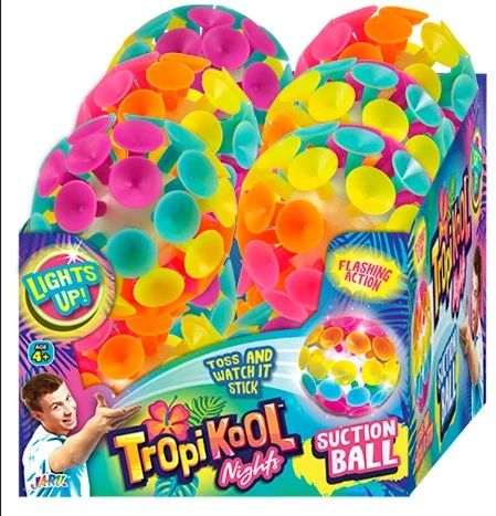 Ja-Ru Tropikool Lite Up Suction Ball Pdq (12)
