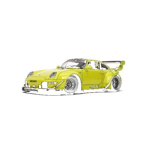 Pink Slips Wave 7 Porsche RWB Genki 1:18 Scale Die-Cast Metal Vehicle - Image 7
