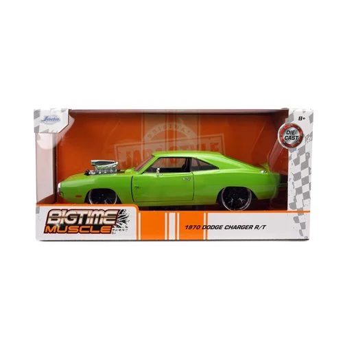 Bigtime Muscle 1970 Dodge Charger R/T 1:24 Scale Die-Cast Metal Vehicle - Image 12