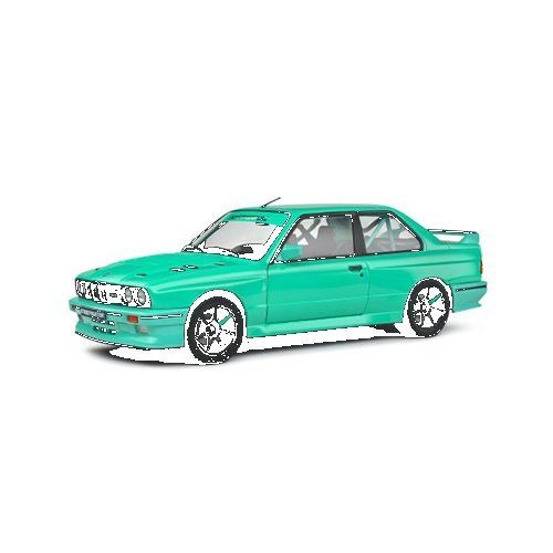 1990 BMW E30 M3 Tiffany Blue 1:18 Scale Die-Cast Metal Vehicle