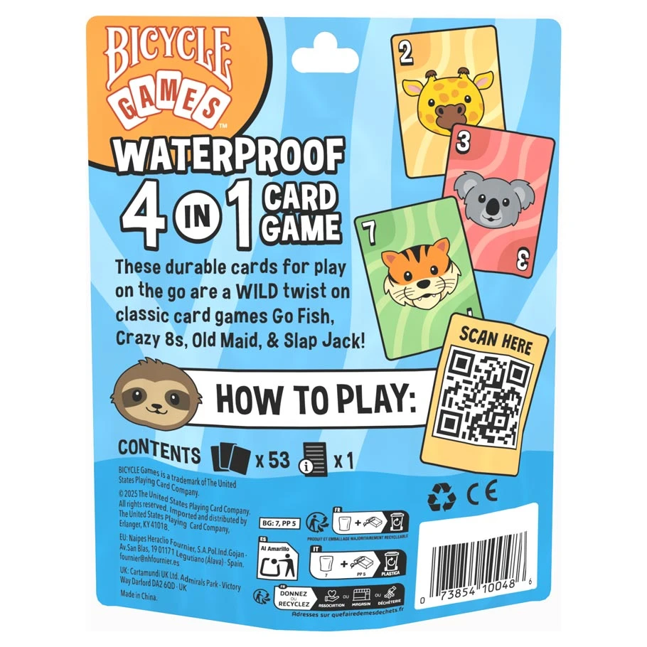Bicycle: Waterproof 4 in 1 Card Games - Image 2