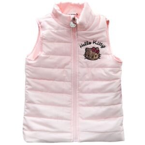 Wholesale Hello Kitty Girls Pink Puffer Vest Size 7-12
