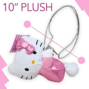 Wholesale Hello Kitty Plush Hugger Crossbody with PU strap