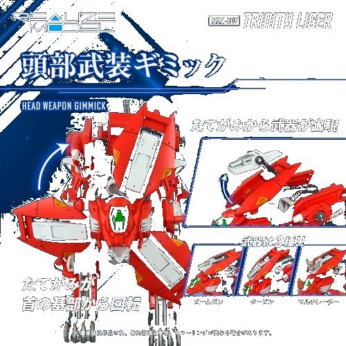 Zoids Saga RMZ-007 Trinity Liger Realize Model 1:100 Scale Model Kit