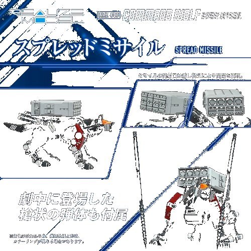 Zoids RMZ-008 Command Wolf Irvine Special Realize Model 1:100 Scale Model Kit - Image 6