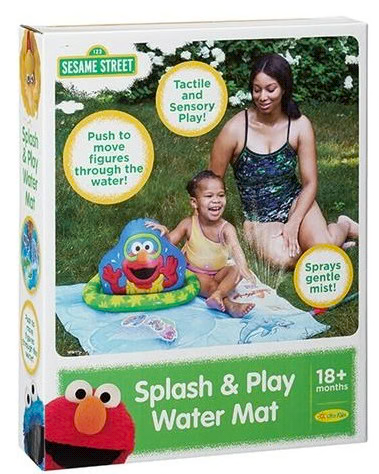 Lil Kids Sesame Street Splash & Play Water Mat