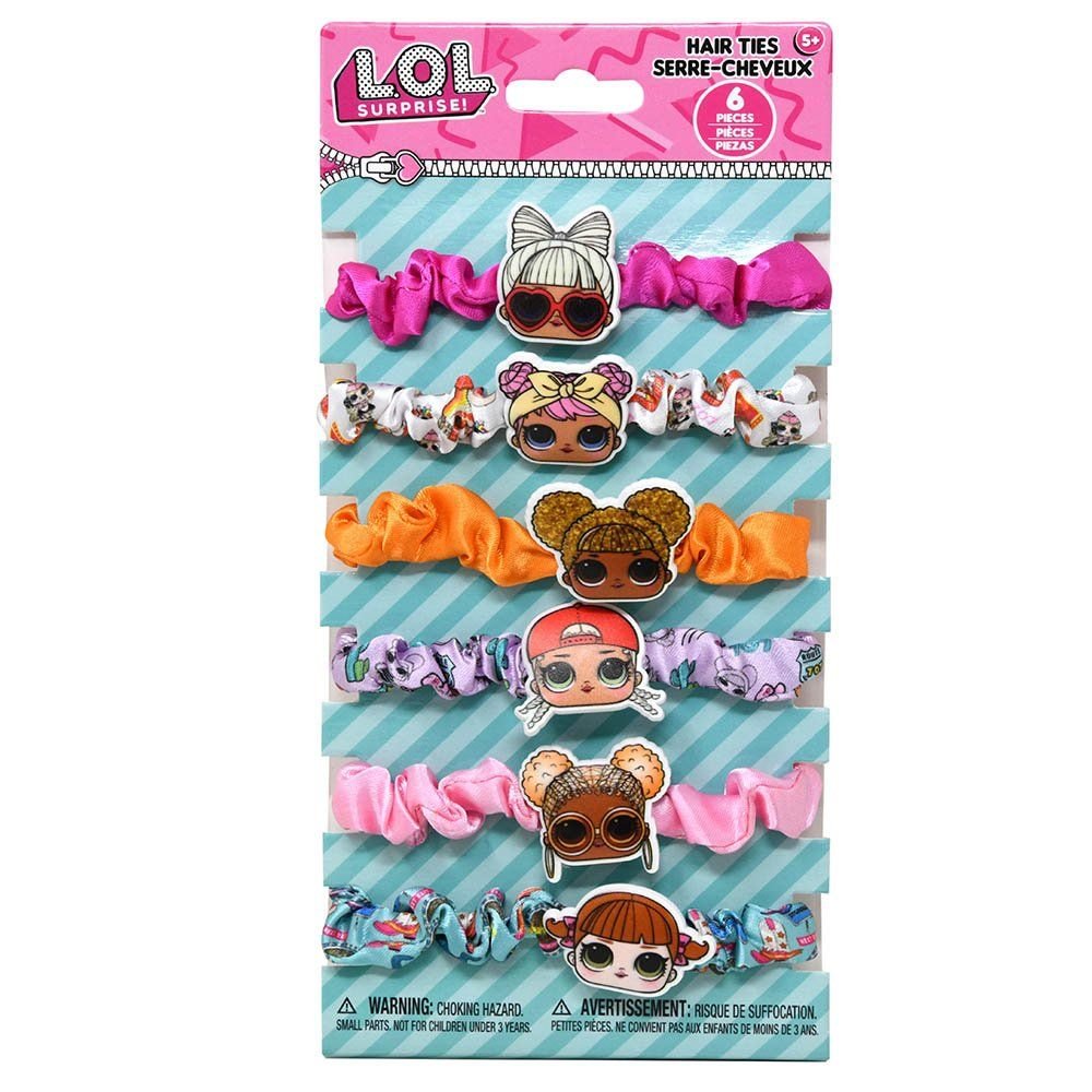 Wholesale LOL 6pk Scrunchies on a Card