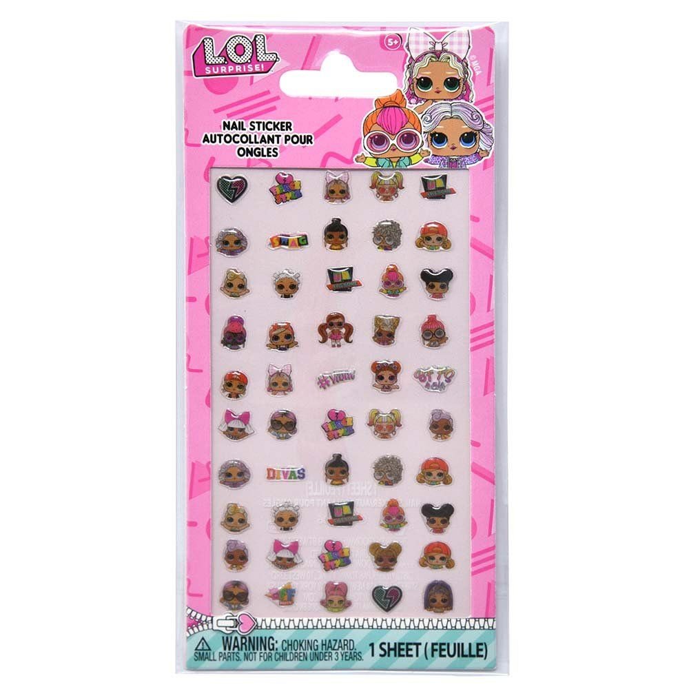 Wholesale LOL Nail Stickers on Card
