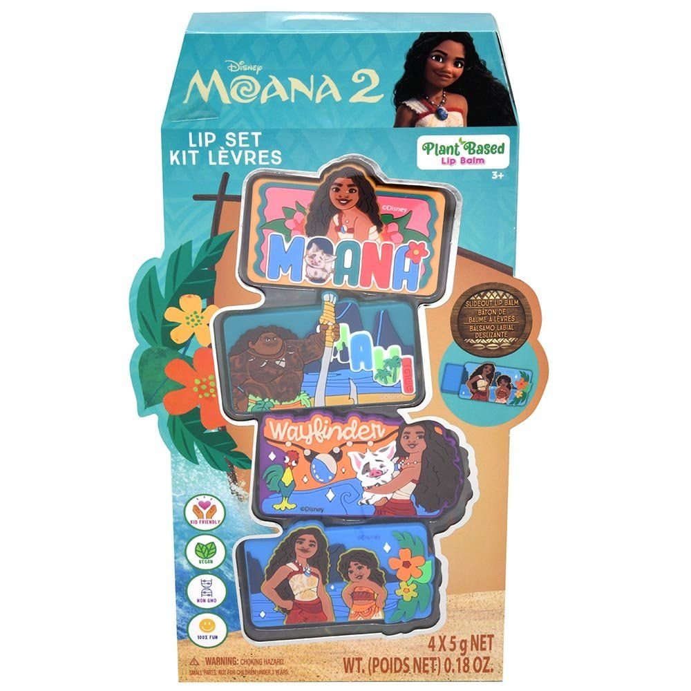 Wholesale Moana 4pk Sliding Lip Gloss in Box