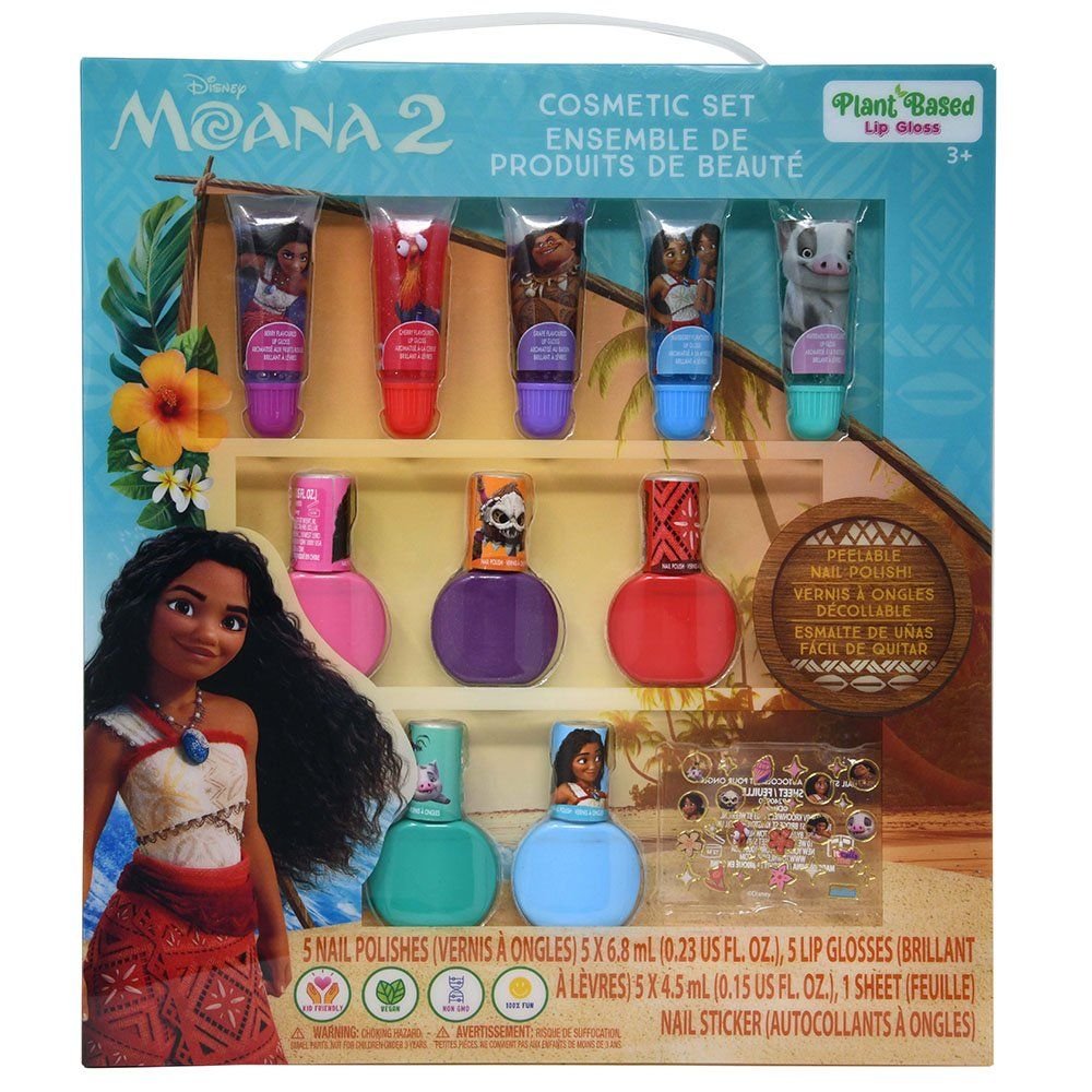 Wholesale Moana Lip & Nail Cosmetic Set in Box