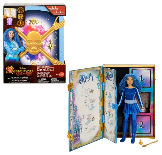 Mattel Disney Descendants: The Rise of Red Princess Chloe Charming, Daughter of Cinderella Doll & Playset
