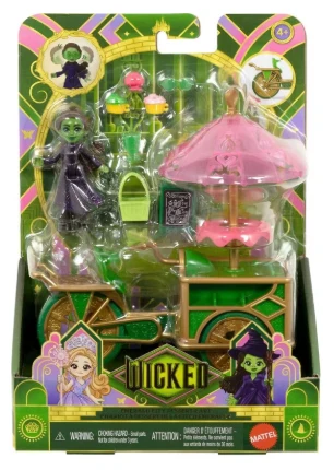 Mattel Wicked Small Doll Cart Playset + E