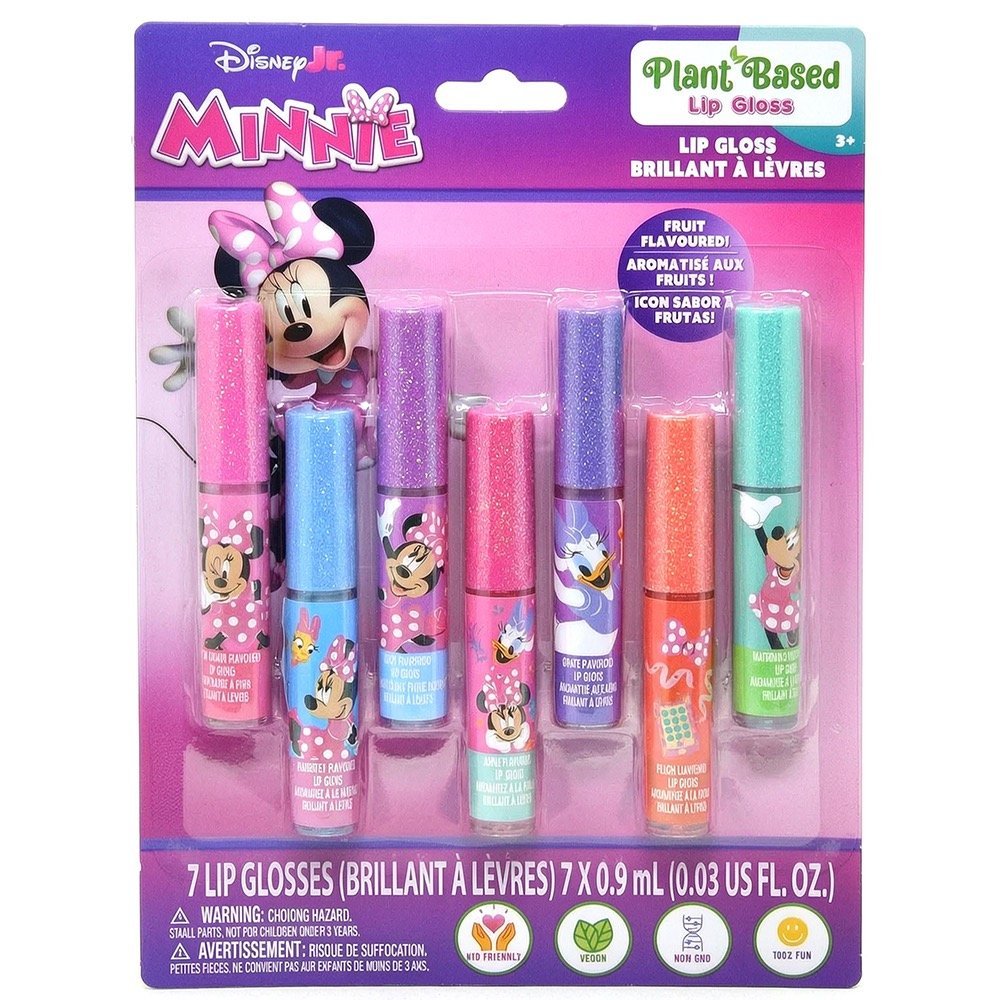 Wholesale Minnie 7pk Lip Gloss On Card