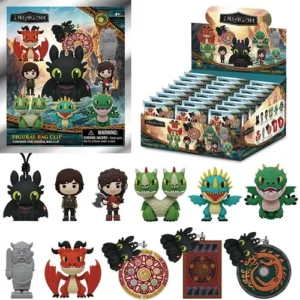 How to Train Your Dragon Series 2 3D Foam Bag Clip Master Carton of 144