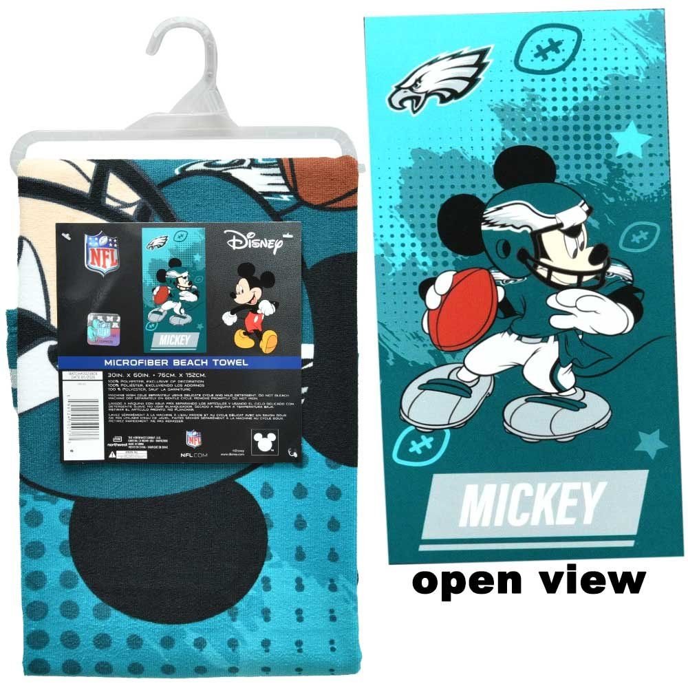 Wholesale DIS-NFL 30X60 Microfiber Cheerful Towel Pass - Eagles