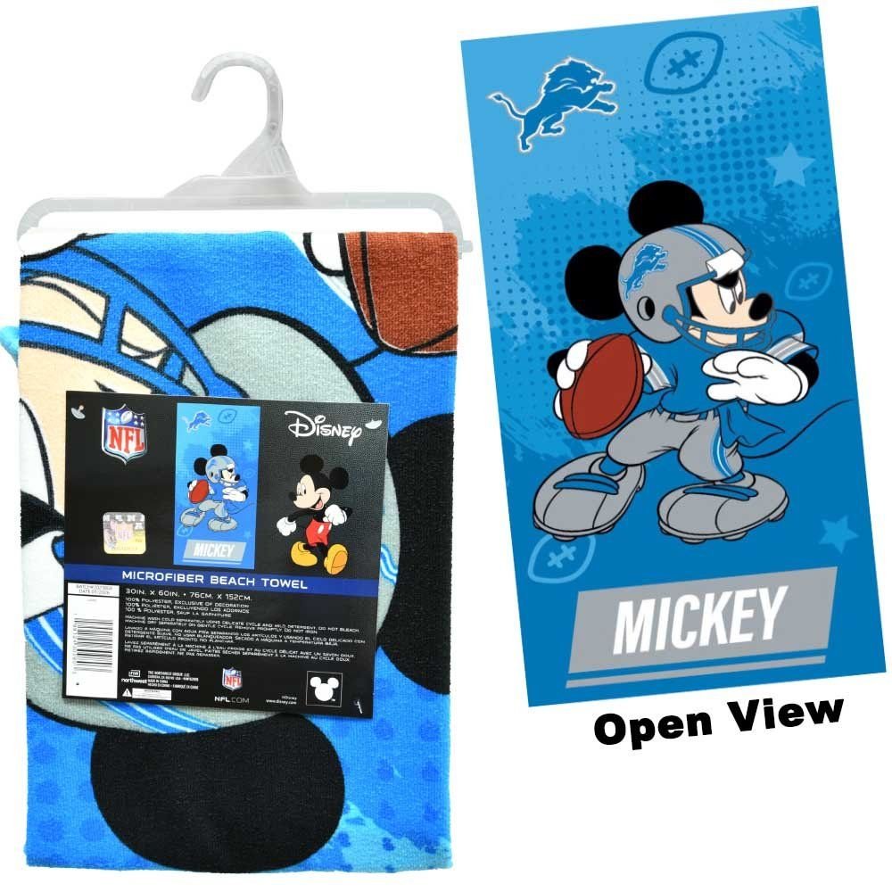 Wholesale DIS-NFL 30X60 Microfiber Cheerful Towel Pass - Lions