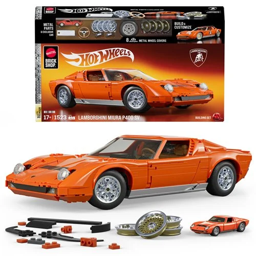 Brick Shop Hot Wheels Premium Series '71 Lamborghini Miura P400 SV