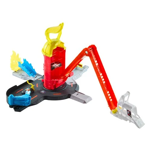 Hot Wheels City Super Fire Station Rescue Playset