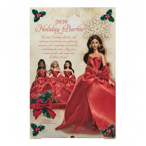 Barbie 2026 Holiday Barbie Doll with Light Brown Hair - Image 12