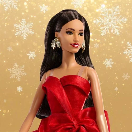 Barbie 2026 Holiday Barbie Doll with Light Brown Hair - Image 7
