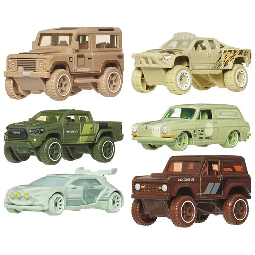 Hot Wheels Silver Series Pantone Mix 2 Vehicle Case of 10