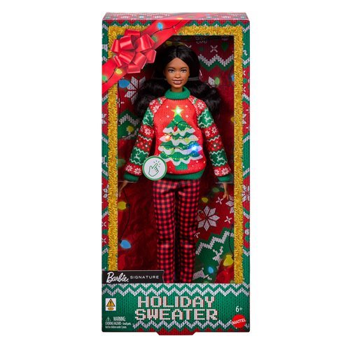 Barbie Ugly Sweater Doll with Brown Hair - Image 6