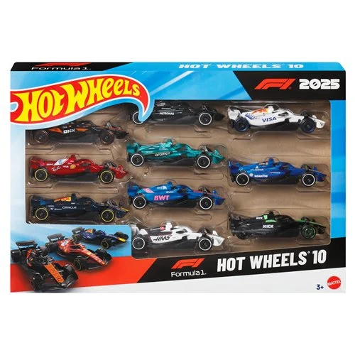 Hot Wheels Formula 1 Vehicle 10-Pack - Image 3