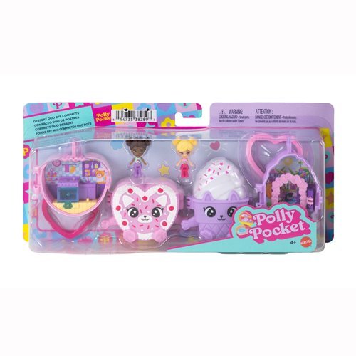 Polly Pocket Foodie BFF Compact Playset Case of 10 - Image 5