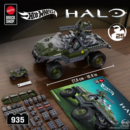 Brick Shop Hot Wheels Halo UNSC M12 Warthog Vehicle - Image 2