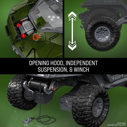 Brick Shop Hot Wheels Halo UNSC M12 Warthog Vehicle - Image 9