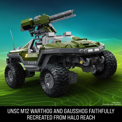 Brick Shop Hot Wheels Halo UNSC M12 Warthog Vehicle - Image 6